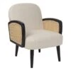 DVENBERG - Fauteuil - Lichtbeige/Zwart - Stof -LeenBakker Winkel 1000144428