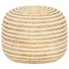VidaXL - Poef - Bruin - Jute - 45 X 30 Cm 2 VidaXL - Poef - Bruin - Jute - 45 X 30 Cm -LeenBakker Winkel 1000145301