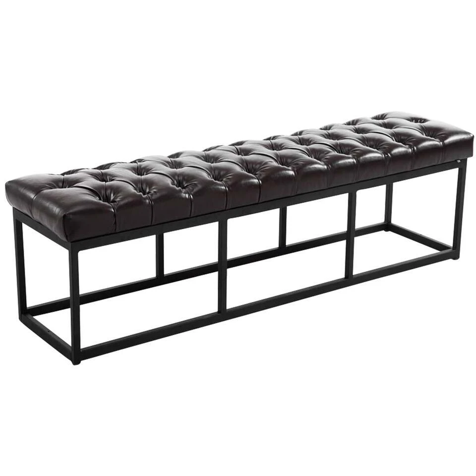 CLP 2-zits Bankje Amun 150 Cm - Bruin 3 CLP 2-zits Bankje Amun 150 Cm - Bruin