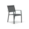 Tuinstoel Stapelbaar Aluminium Grijs-antraciet Lifestyle Garden Furniture Sella -LeenBakker Winkel 1000148477