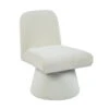 Draaifauteuil Beige Stof - 70x60x78cm - Zithoogte 45cm - Olivier