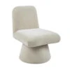 Draaifauteuil Taupe Stof - 70x60x78cm - Zithoogte 45cm - Olivier