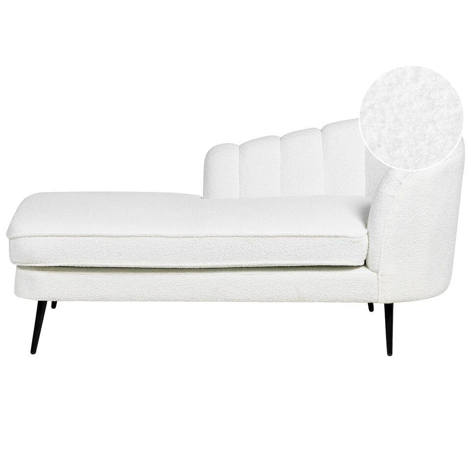 ALLIER - Chaise Longue - Off-white - Rechterzijde - Bouclé 3 ALLIER - Chaise Longue - Off-white - Rechterzijde - Bouclé