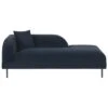 LE CRAU - Chaise Longue - Blauw - Linkerzijde - Fluweel 1 LE CRAU - Chaise Longue - Blauw - Linkerzijde - Fluweel -LeenBakker Winkel 1000154395