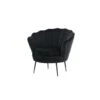 Svea - Rano Fauteuil - Velvet - Zwart 2 Svea - Rano Fauteuil - Velvet - Zwart -LeenBakker Winkel 1000155556