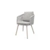 VDG Ohio Dining Chair Aluminium/rope - Mokka -LeenBakker Winkel 1000157500