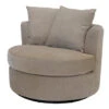 Fauteuil Taupe Stof - Zithoogte 45cm - Thony Luxe -LeenBakker Winkel 1000158978