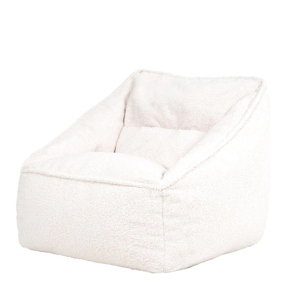 Icon Zitzak Natalia - Fleece Zitzak Fauteuil - Crème 3 Icon Zitzak Natalia - Fleece Zitzak Fauteuil - Crème