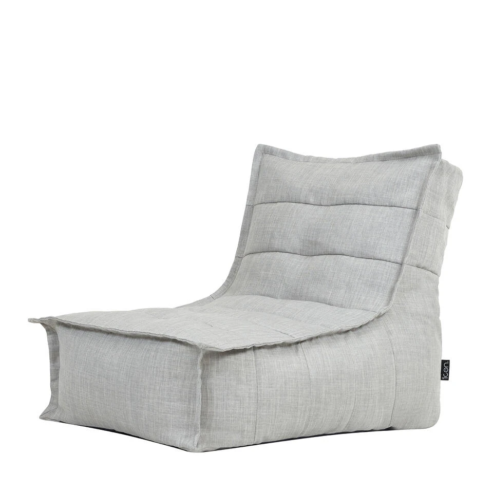 Icon Zitzak Lounger Dolce - Zitzak Buiten - Grijs 3 Icon Zitzak Lounger Dolce - Zitzak Buiten - Grijs