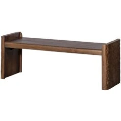 BePureHome WOOOD Prop Bankje - Hout - Warm Bruin - 40x120x45