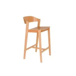 Housecraft Living Wooz Barkruk 65 Cm Eikenhout Bruin