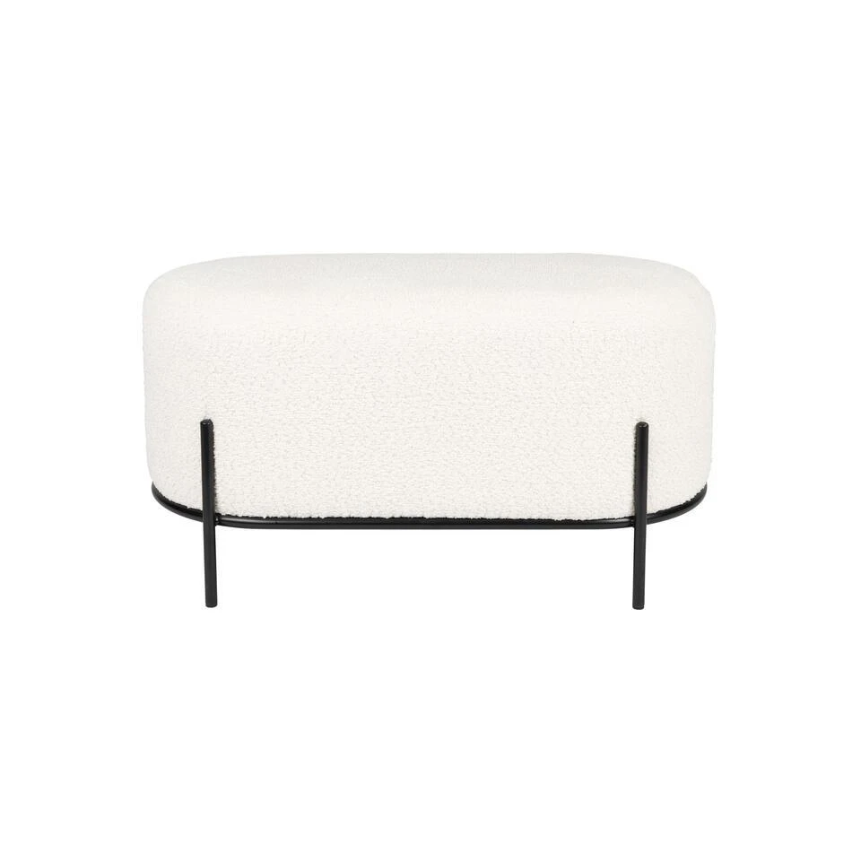 Housecraft Living Boz Hocker/ Bankje Off-White - Wit 3 Housecraft Living Boz Hocker/ Bankje Off-White - Wit