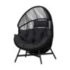 Lisomme Ayla Rattan Tuin Loungestoel Zwart - Met Zitkussens -LeenBakker Winkel 1000168207