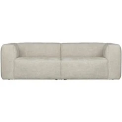 WOOOD Bean 3,5-Zits Bank - Melange - Naturel - 73x246x96