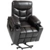 CLP Fauteuil Andover Zwart Frame - Kunstleer - Bruin 2 CLP Fauteuil Andover Zwart Frame - Kunstleer - Bruin -LeenBakker Winkel 1000169455