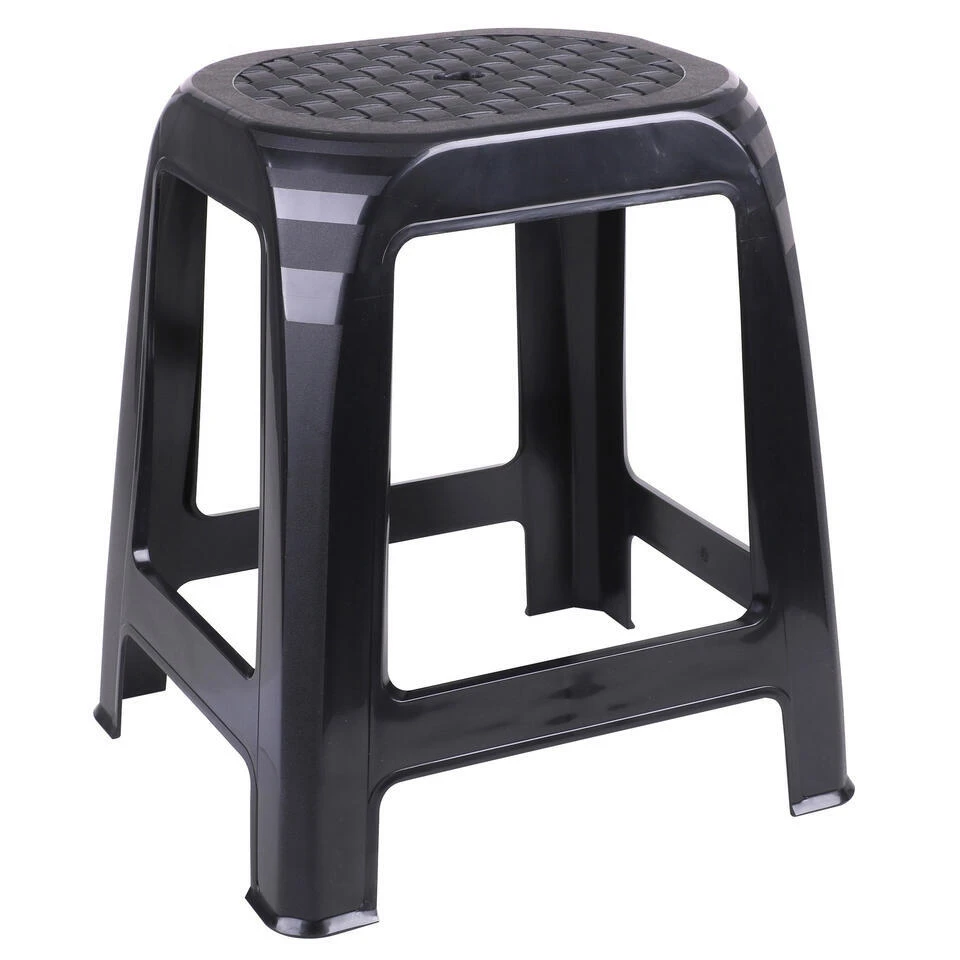 Merkloos Urban Living Opstapje/krukje - Kunststof - Zwart - 41 X 36 X 46 Cm 3 Merkloos Urban Living Opstapje/krukje - Kunststof - Zwart - 41 X 36 X 46 Cm