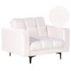 ALNES - Fauteuil - Wit - Polyester -LeenBakker Winkel 1000174051