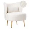 OTSBY II - Fauteuil - Off-white - Bouclé -LeenBakker Winkel 1000174103
