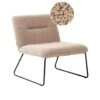 COTULLA - Fauteuil - Beige - Bouclé -LeenBakker Winkel 1000174127