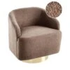LAVIK - Fauteuil - Bruin - Bouclé -LeenBakker Winkel 1000174143