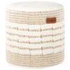 ABTIN - Poef - Wit/Beige - Jute 1 ABTIN - Poef - Wit/Beige - Jute -LeenBakker Winkel 1000174443