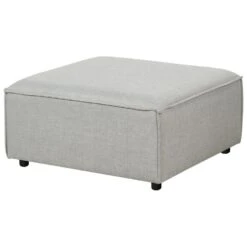 ARDAL - Ottomaan - Lichtgrijs - Polyester