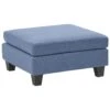 UNSTAD - Hocker - Blauw - Polyester 2 UNSTAD - Hocker - Blauw - Polyester -LeenBakker Winkel 1000175571