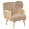 HOJBY - Fauteuil - Zandbeige - Bouclé -LeenBakker Winkel 1000175611