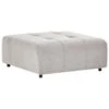 INNVIK - Ottomaan - Lichtgrijs - Polyester -LeenBakker Winkel 1000175729
