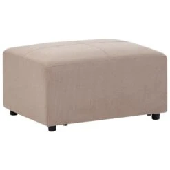 KOHLO - Ottomaan - Taupe - Polyester