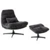 TOVIK - Fauteuil - Zwart - Stof -LeenBakker Winkel 1000176381
