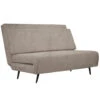 Mallory - Slaapbank 140 Cm In Taupe Fluweel -LeenBakker Winkel 1000176515