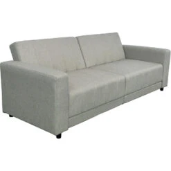 Allie II - Slaapbank 3-zits In Cappuccinokleurige Stof