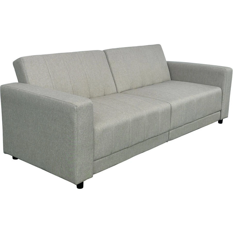 Allie II - Slaapbank 3-zits In Cappuccinokleurige Stof 3 Allie II - Slaapbank 3-zits In Cappuccinokleurige Stof