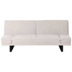 YORK - Slaapbank 2-zits - Beige - Chenille