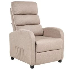 OTUS - Relaxfauteuil - Taupe - Polyester