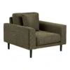 Fauteuil Groen Stof - 92x90x54cm - Lido -LeenBakker Winkel 1000177054
