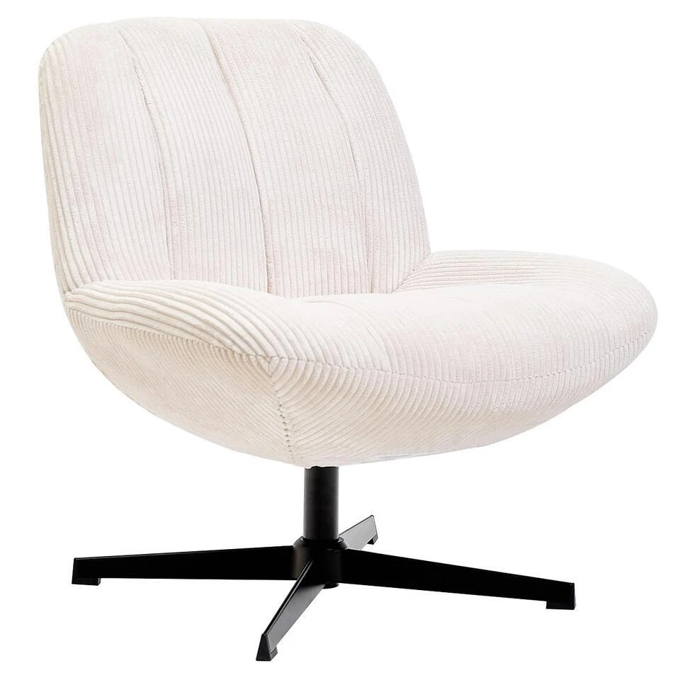 Draaibare Scandinavische Design Fauteuil 3 Draaibare Scandinavische Design Fauteuil