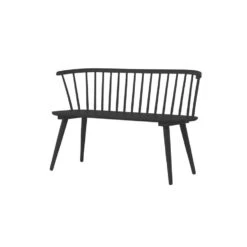 Svea - Rahimi Eetkamerbank - 120 Cm - Zwart