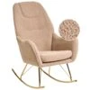 GULSELE - Schommelstoel - Beige - Bouclé -LeenBakker Winkel 1000179076
