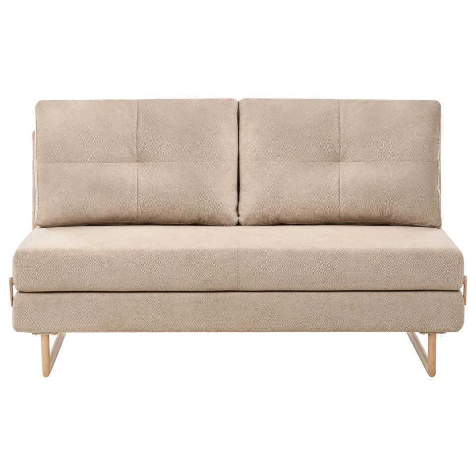 JERSLEV - 3-zits Slaapbank - Lichtbruin - Stof 3 JERSLEV - 3-zits Slaapbank - Lichtbruin - Stof