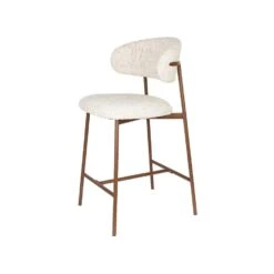 Puur - Gena Barkruk 65 Cm - Off-white