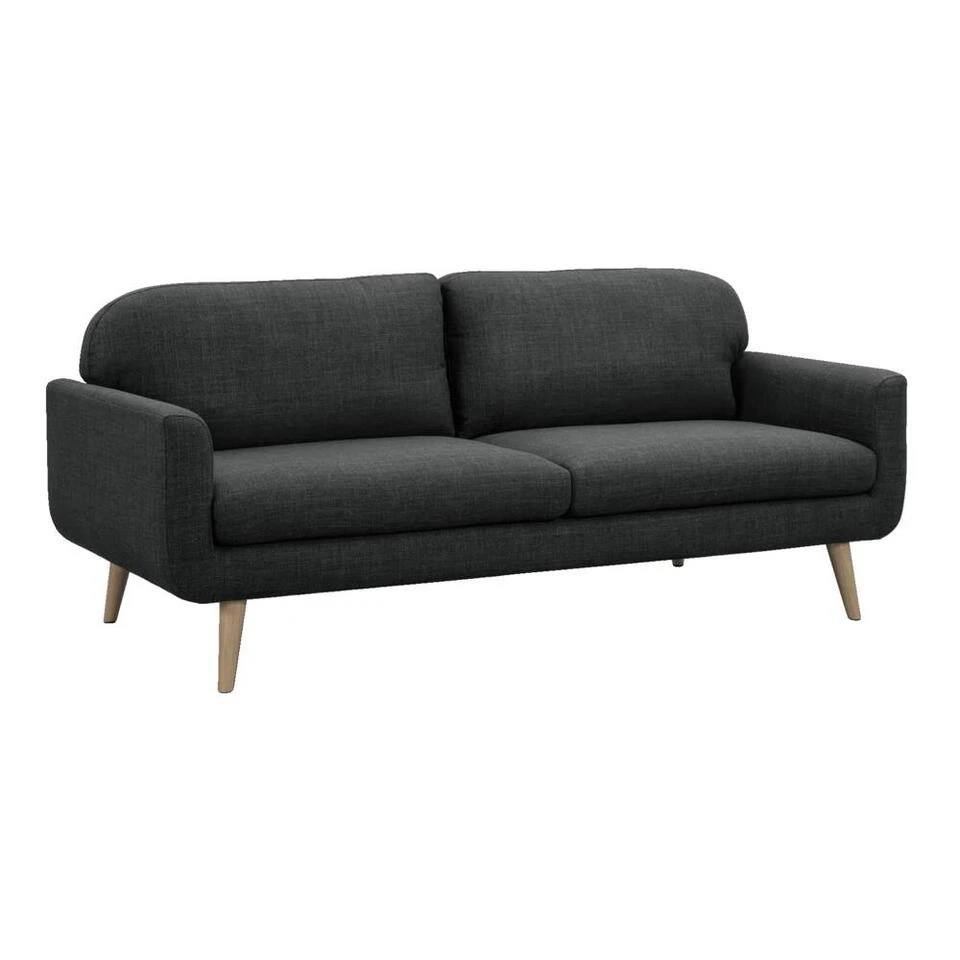 Bank Lilly 3-zits - Antraciet 4 Bank Lilly 3-zits - Antraciet - Afbeelding 2