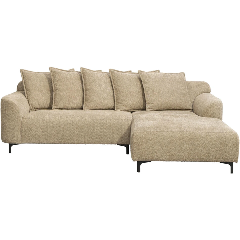 Bank Elsa Met Chaise Longue Rechts - Taupe 3 Bank Elsa Met Chaise Longue Rechts - Taupe