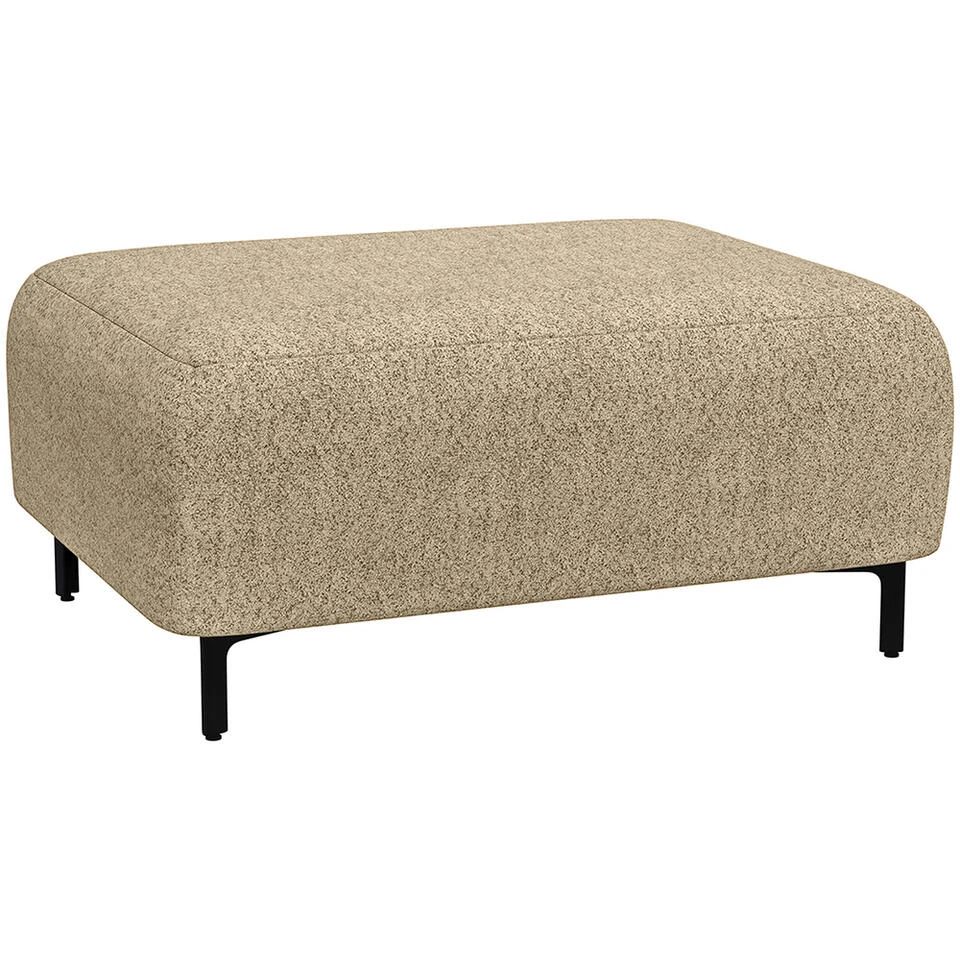 Hocker Elsa - Stof Anthology - Taupe 4 Hocker Elsa - Stof Anthology - Taupe - Afbeelding 2