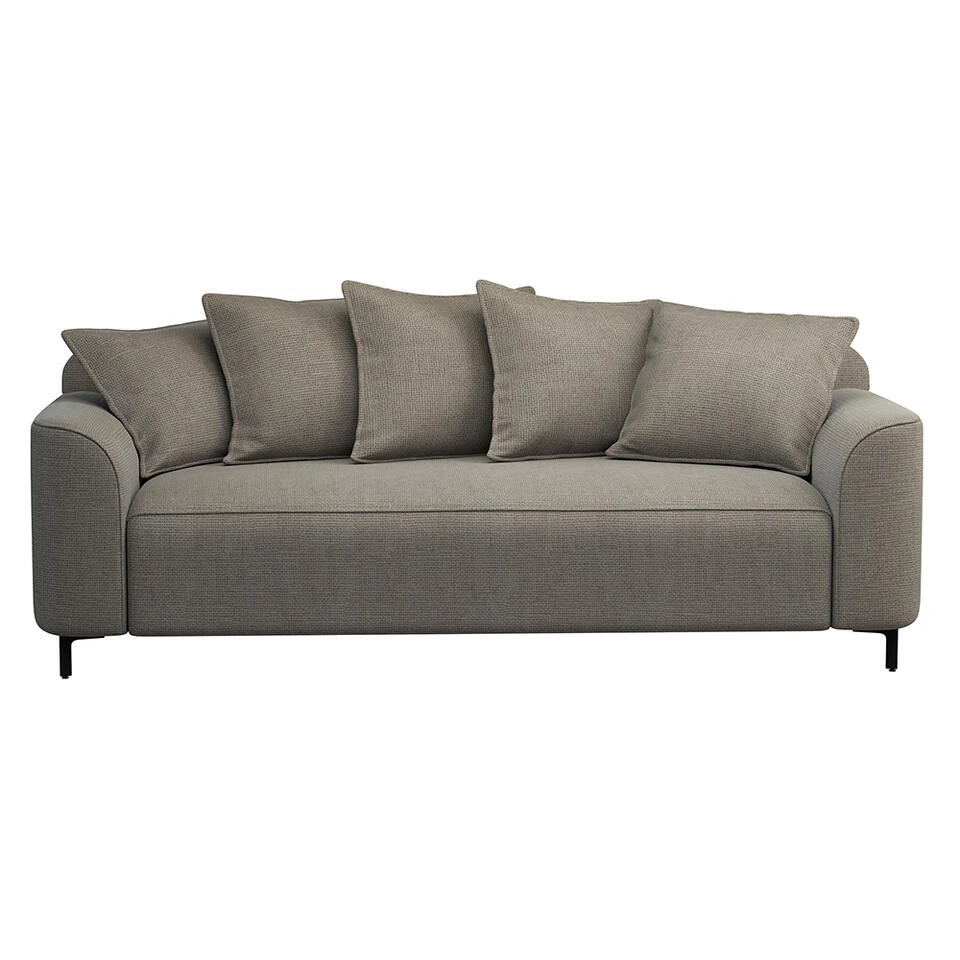 Bank Elsa 3-zits - Stof Eden - Taupe 3 Bank Elsa 3-zits - Stof Eden - Taupe