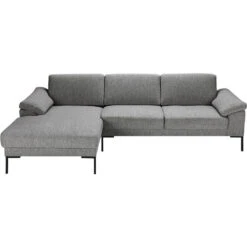 Bank Tom Met Chaise Longue Links - Monza - Grijs