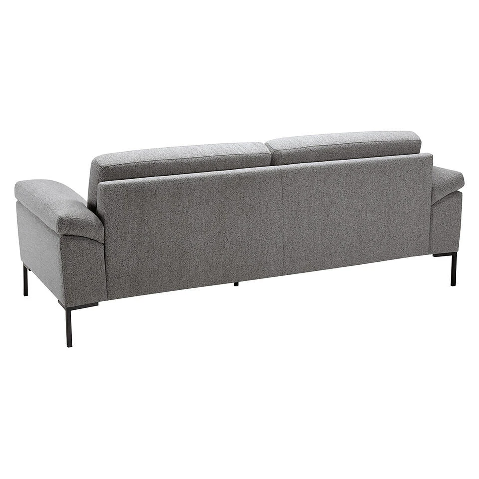 Bank Tom 3-zits - Monza - Grijs 5 Bank Tom 3-zits - Monza - Grijs - Afbeelding 3