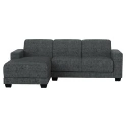 Bank Aberdeen Met Chaise Longue Links - Kansas - Grijs