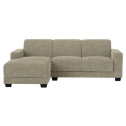 Bank Aberdeen Met Chaise Longue Links - Rebel - Taupe